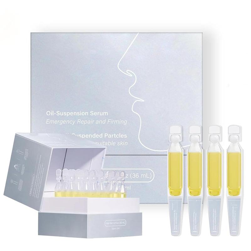 Emergency Repair and Firming Oil-Suspension Serum, Hyaluronic Acid Tubes, Focused Serum for Fine Lines and Wrinkles, Improve Balance, Firmness and Elasticity for Youthful Skin, New Year Gift 2