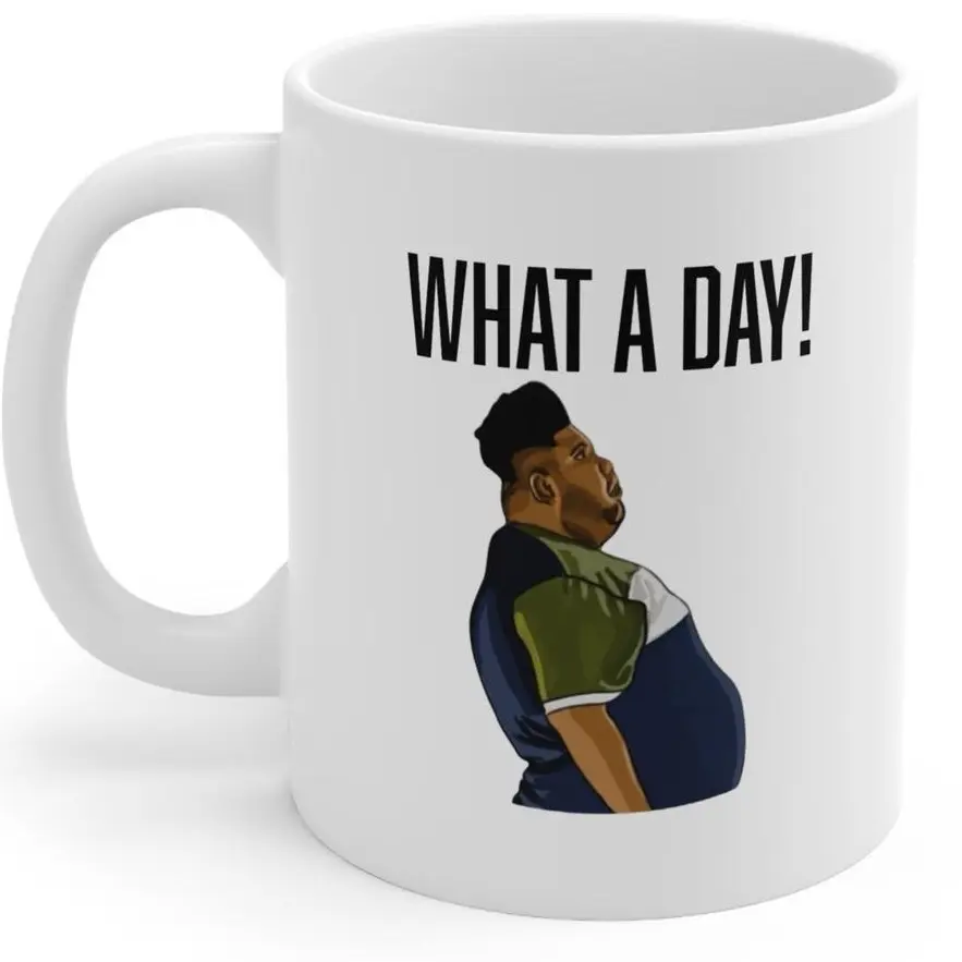 What a day Mug - Harvey Mug - Perfect for Your Morning Drinks - Drinkware, Tumblers Printed Beverage Coffee Cup Washable Reuse Reusable Ceramic Tea Katie price Jordan Harvey price rude xmas mugs mean festive sarcastic Mother’s Day mum dad Father’s Day