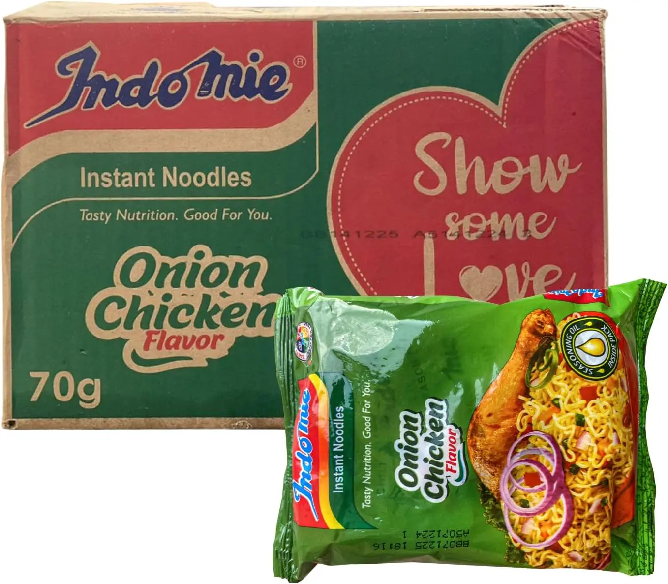 Indomie Onion Chicken Flavor Noodle Box - 40pcs x 70g - Instant, Food Nigeria