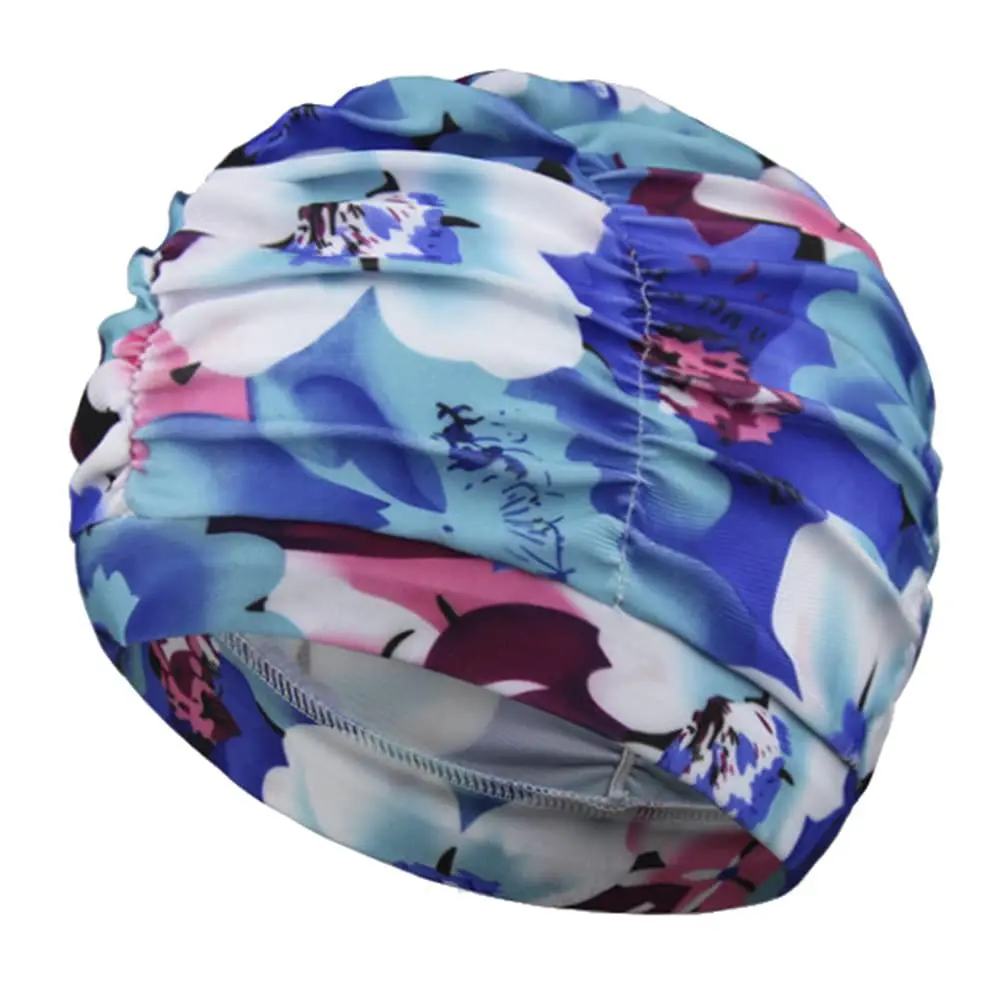 Swimming Cap Chemo Hair loss Beanie Hat Scarf Turban Cancer Swim Cover Headwear