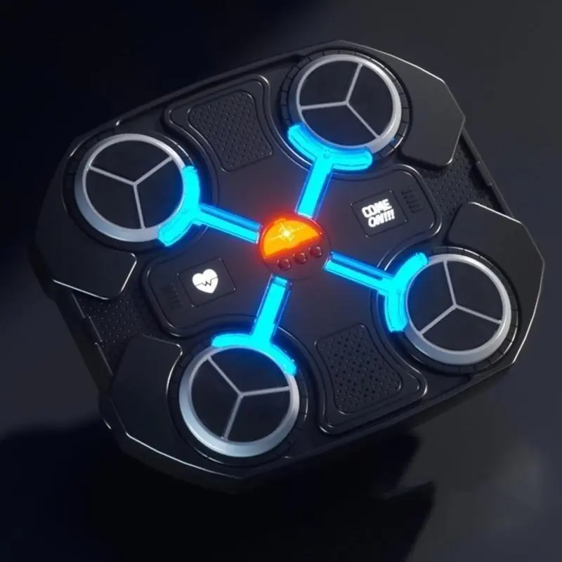 【2025】【2025】Wall Boxing Machine Smart Music Boxing Machine Speed with LED Lights Gloves Screentarget Training Equipment Wall Target Electronic Training Devices for Adult Kid Home Exercises 1