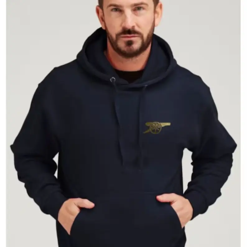 Arsenal Gold Cannon on Hoodie for Men - Sweaters - Menswear