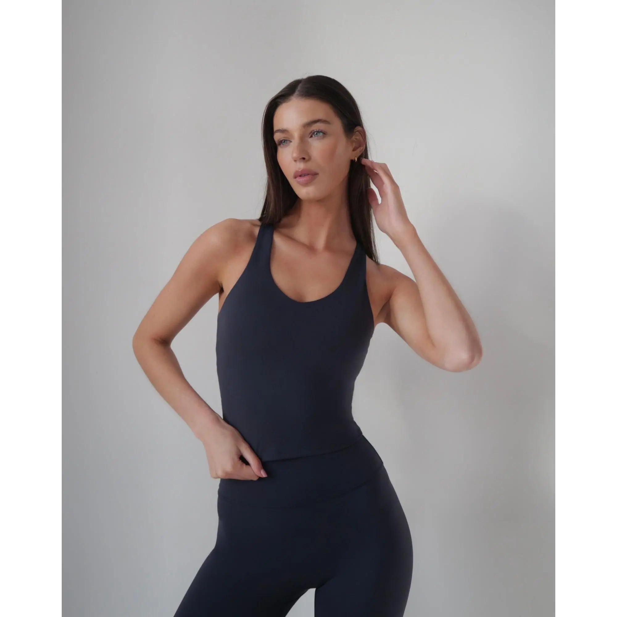 Racerback tank top - Navy