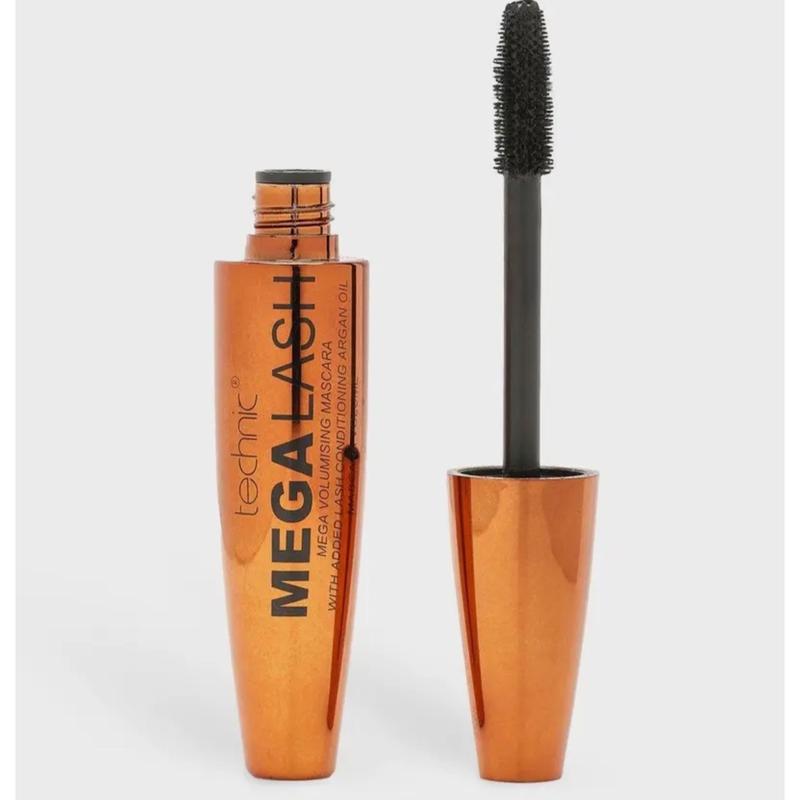 Technic Mega Lash Volumising Mascara With added lash conditioning And Argan Oil Makeup Cosmetic 2