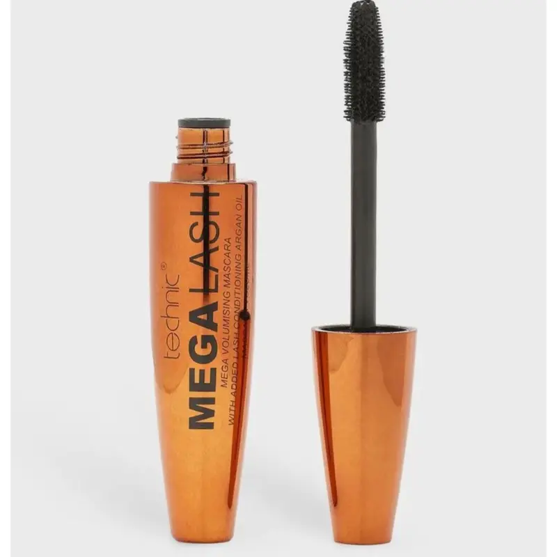 Technic Mega Lash Volumising Mascara With added lash conditioning And Argan Oil Makeup Cosmetic 2