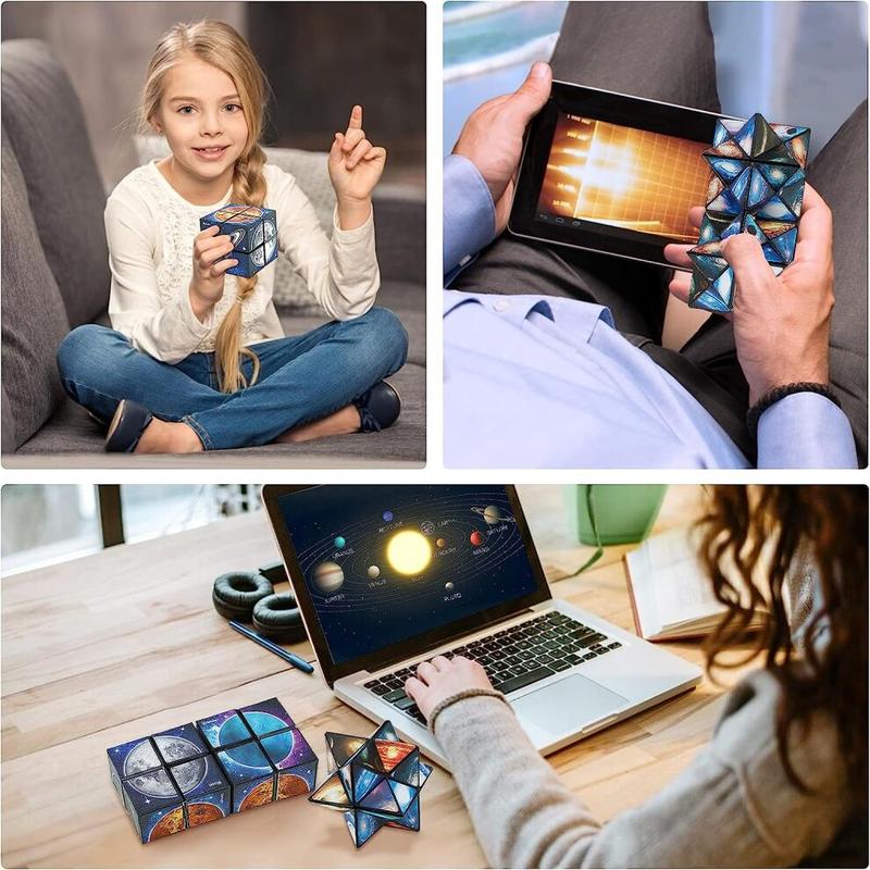 3D Magic Cube Star Cube Shifting Box Anti Stress Puzzle Toys Kids Gift 7