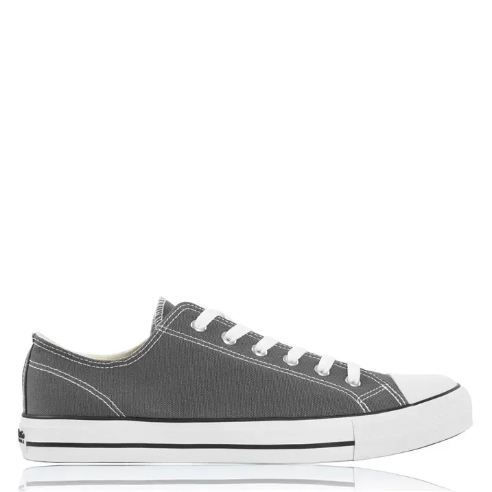 SoulCal Mens Canvas Low Trainers Boy Closed