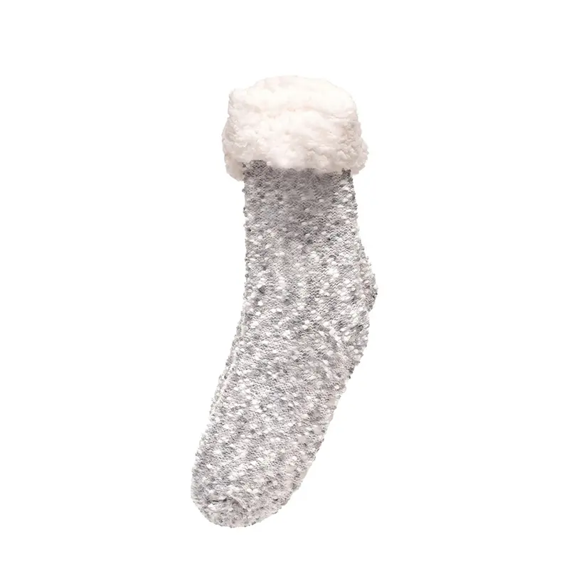 A2Z Ladies Socks Popcorn Lounge Socks Sherpa Lining Pom Pom Socks Stylish Lightweight Comfortable Winter Warm Thick Anti Slip Gripper Super Soft Causal Women Slipper Socks Womenswear Breathable Essential Fit Outdoor Polyester Smooth Style Basic Cute 4