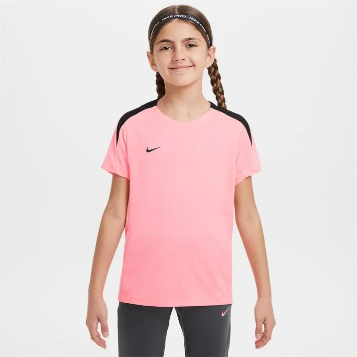 Nike Kids Strike Dri Fit Short Sleeve Global Football Top Juniors Sports 2