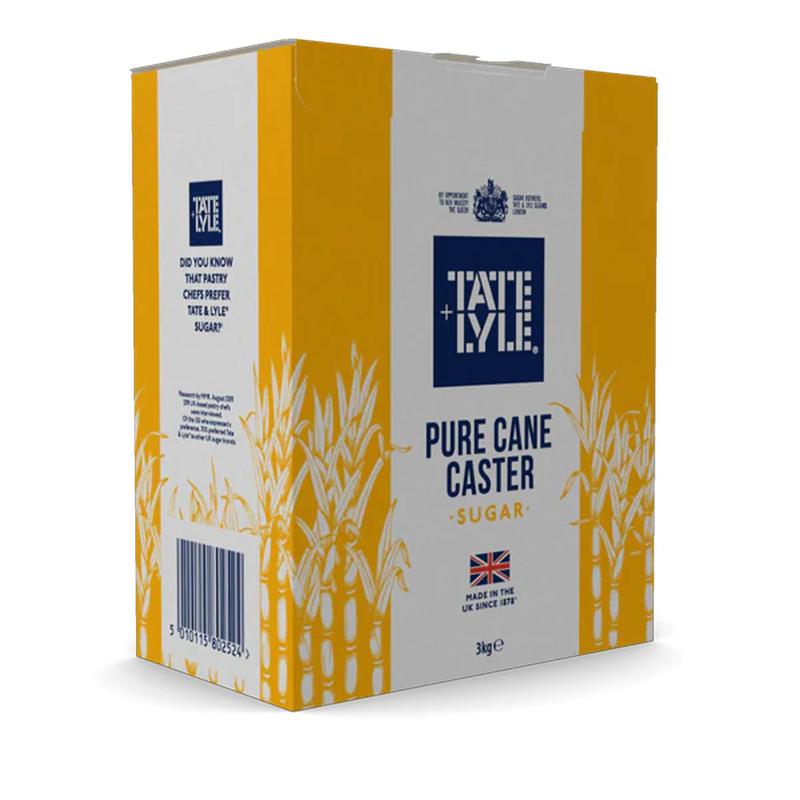 Tate & Lyle Pure Cane Caster Sugar Box 1x3kg 0