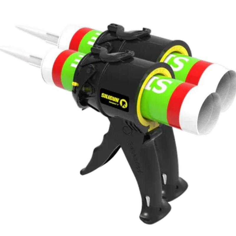Siligun Caulk and Silicone Gun - Ideal for Latex and Acrylic Caulks - 2 Units silicone  sealant silicone 1