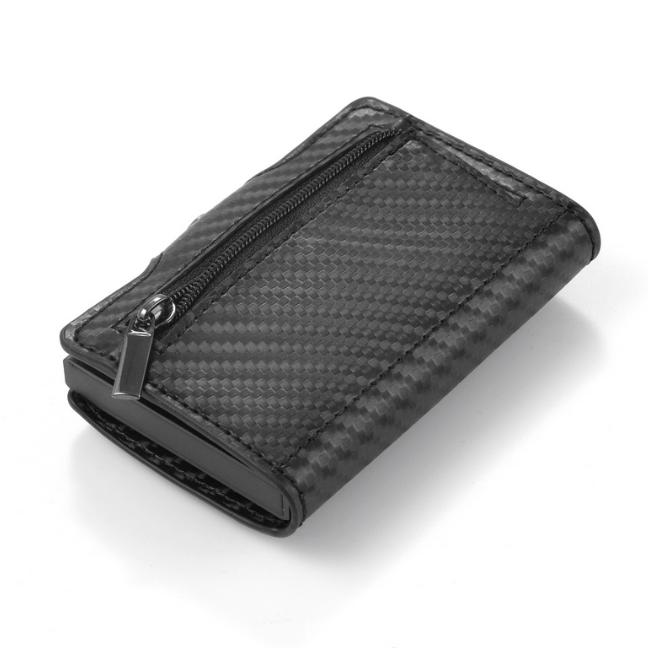 Product Introduction of Leather AirTag Wallet Card Holder – Smart Anti-Lost RFID Blocking Wallet with Protective AirTag Cover, Slim Minimalist Design, Perfect for Everyday Use - Black 9