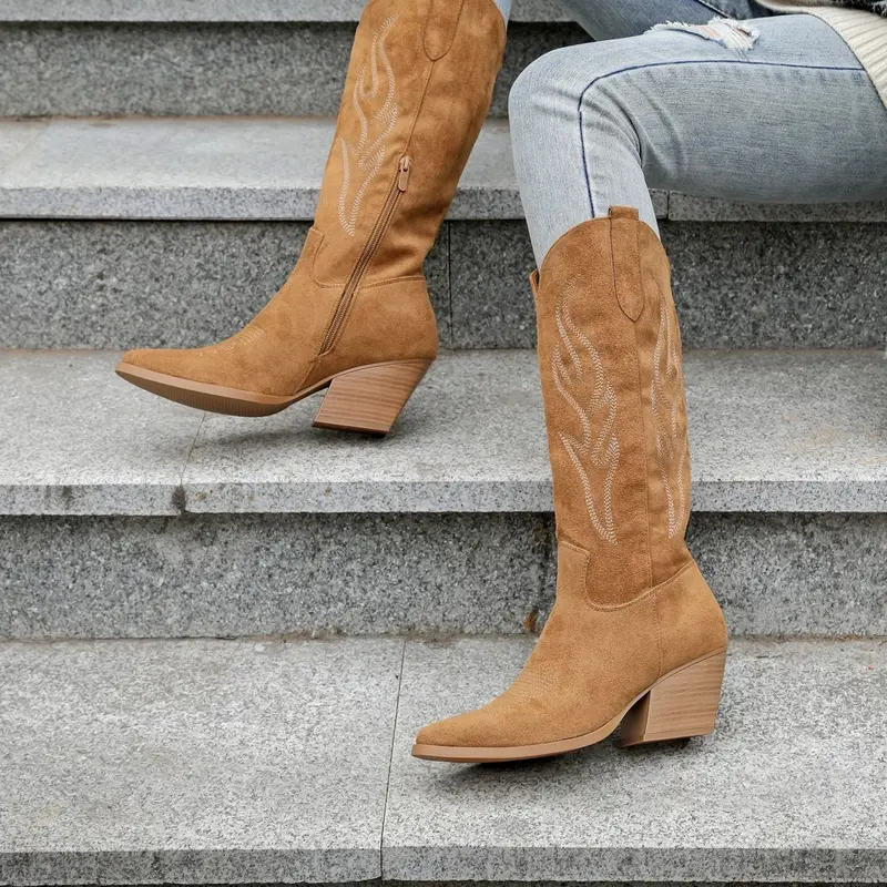 Ladies westren style cowboy boots 0