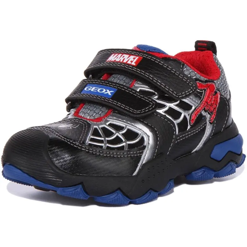 Geox J Buller B. A In Black Red For Kids 5