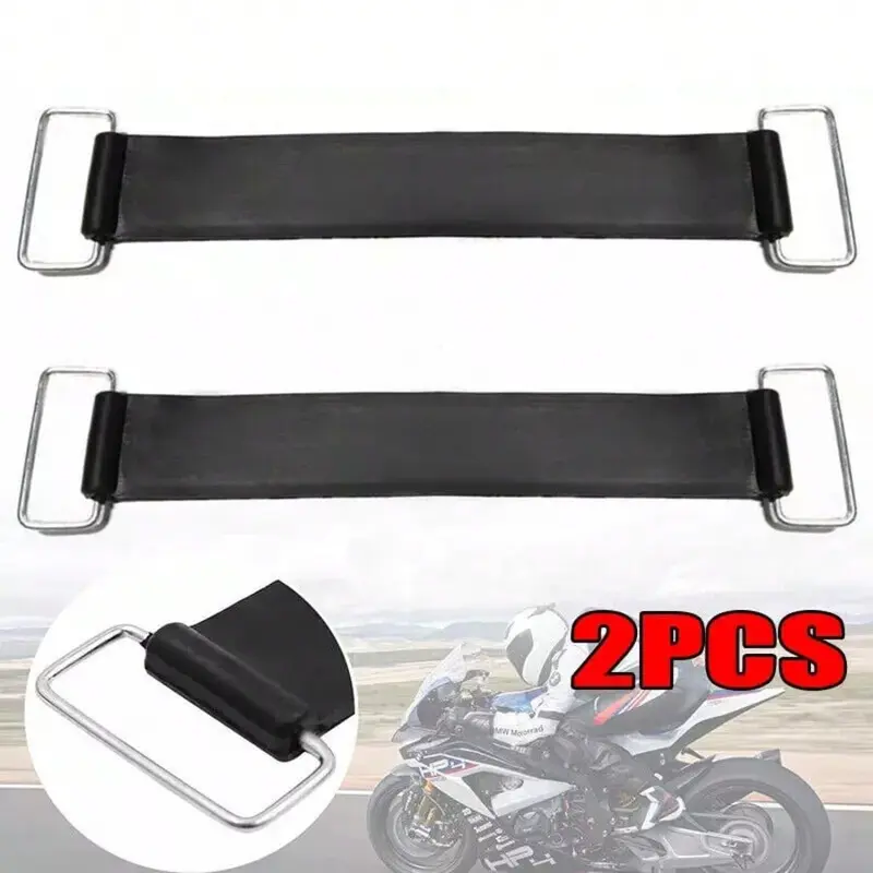 Battery Rubber Band Strap Fixed Holder Bandage Belt Stretchable For Motorcycle. 1