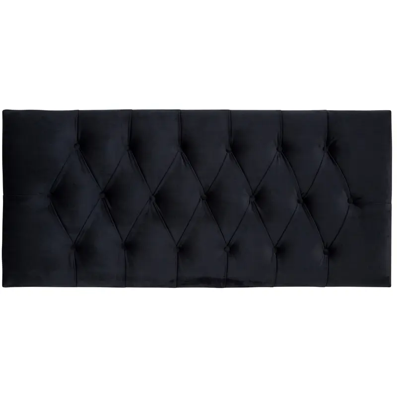 PLUSH VELVET CHESTERFIELD HEADBOARD 20" HIGH MBU 3ft SINGLE 4ft DOUBLE KINGSIZE 7