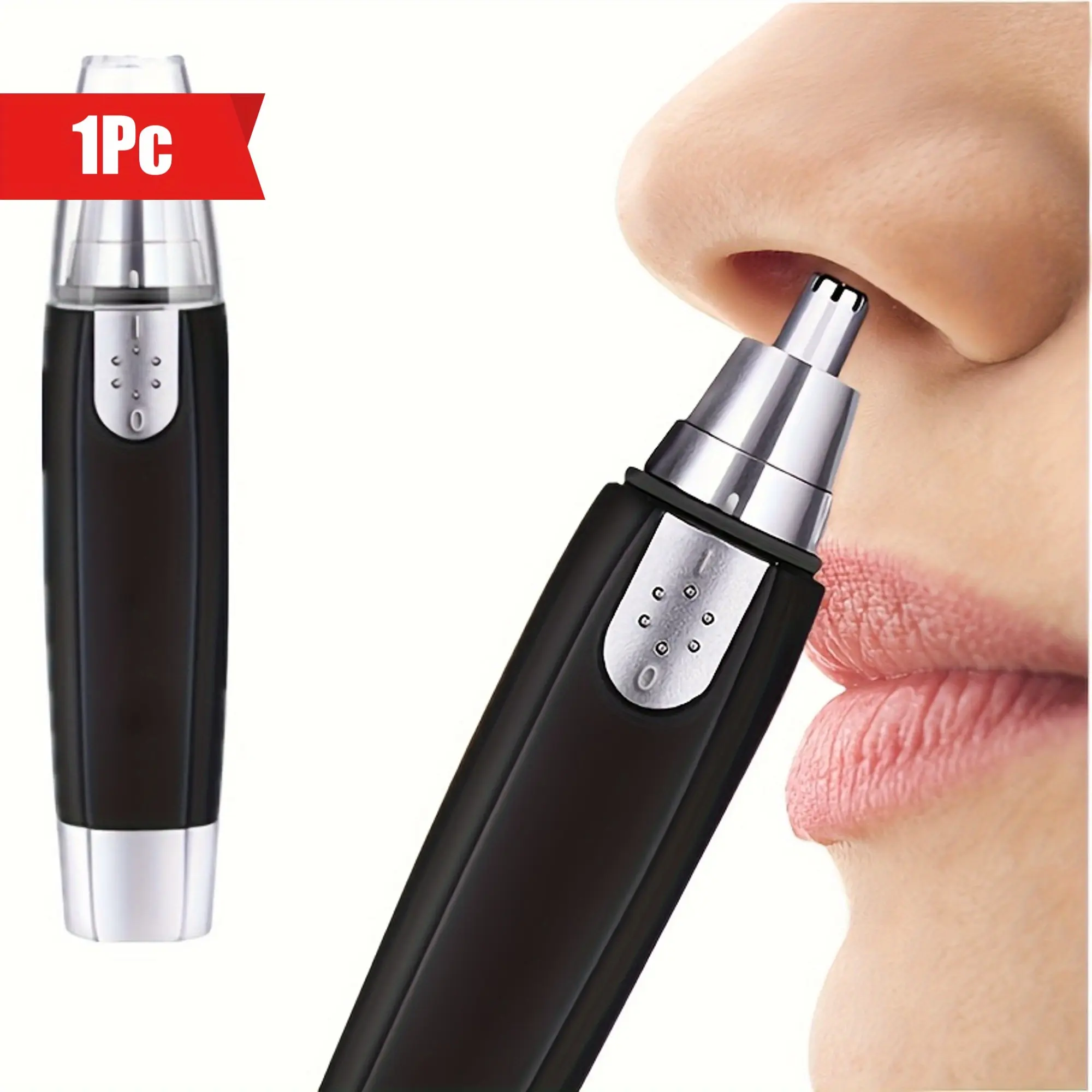 Wireless Nose & Ear Hair Trimmer – Painless comfortable Stainless Steel for Men & Women