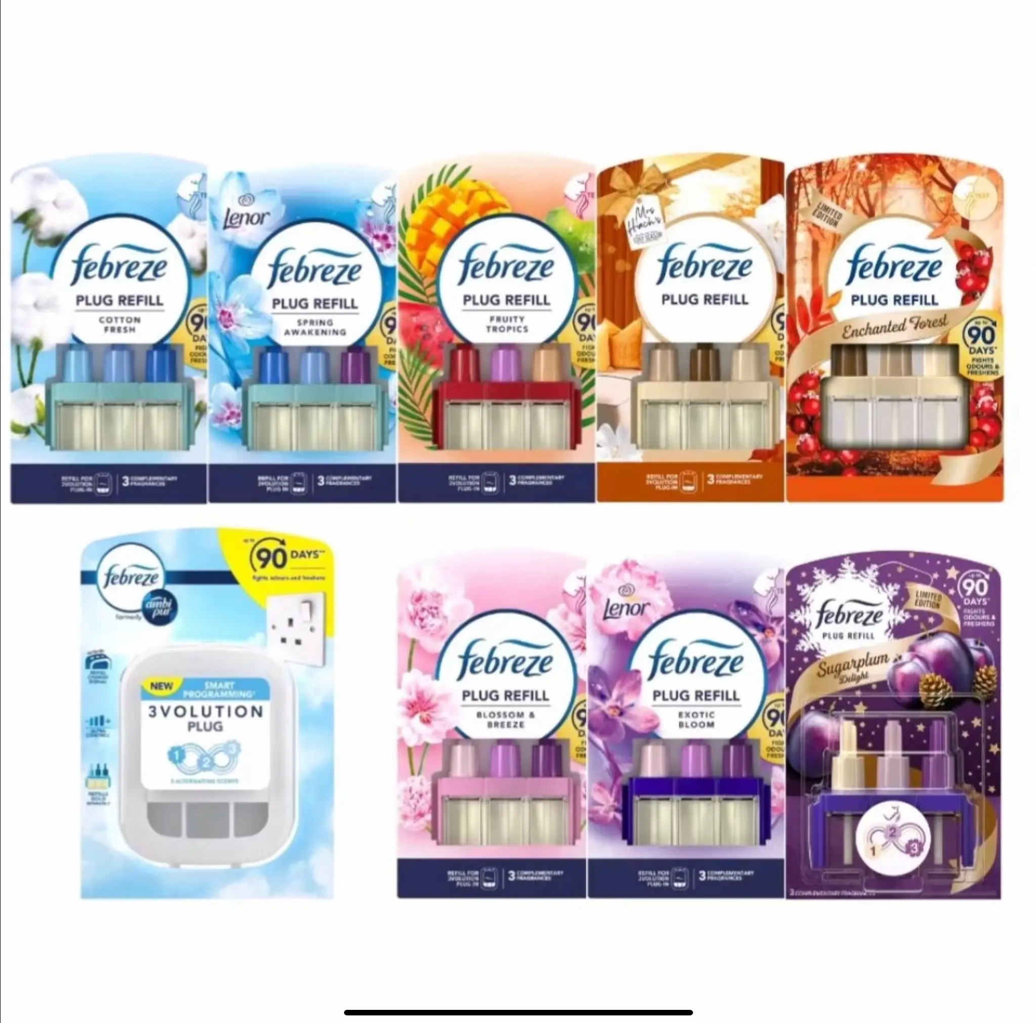 Febreze 3Volution Air Fresheners Plug In Refills freshner