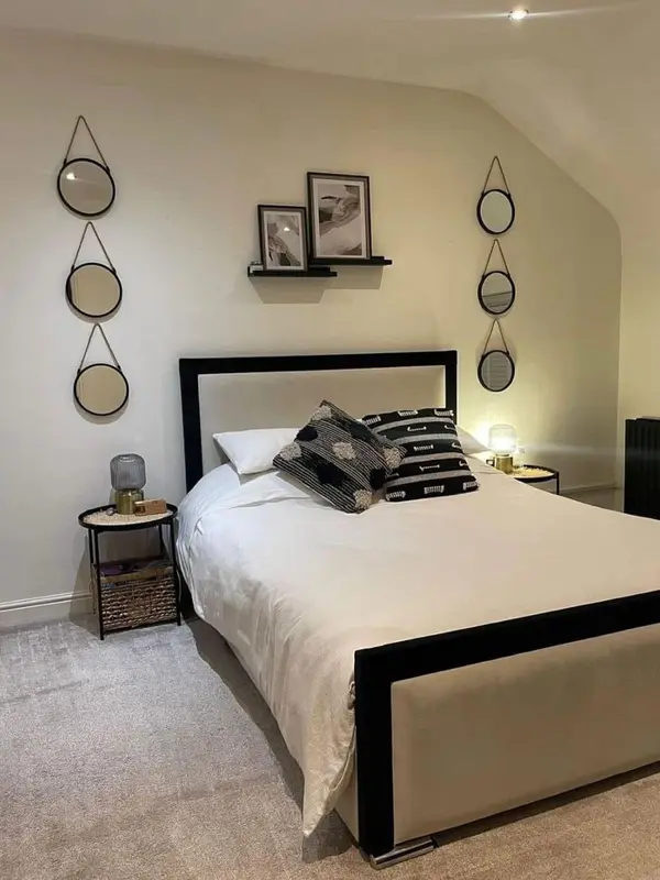 Vertex Bed with a 54-Inch Headboard – Available in Various Colours and Sizes. 1