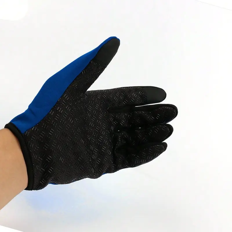 2* Pair Mens Womens Fleece Cycling Gloves Windproof Waterresistant Winter Outdoor Warm Gloves 3