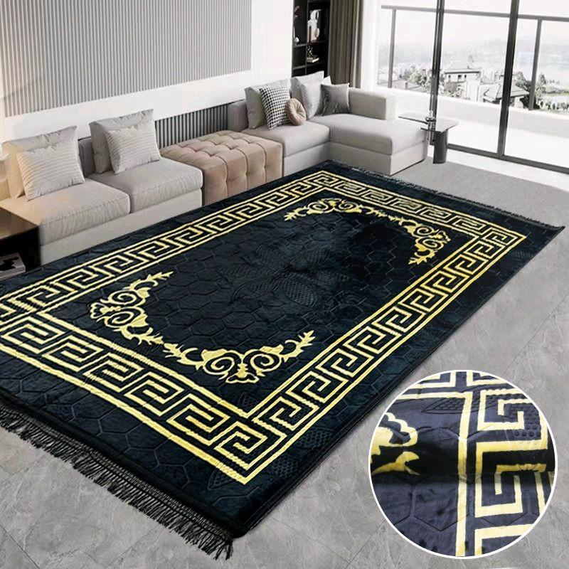 New Greek Style Rug Border Design Non Slip Machine Washable 90x190cm 160x230cm 0