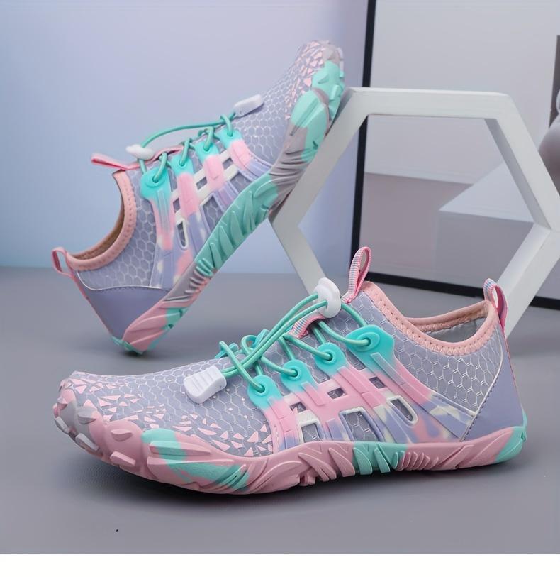 Product Introduction of Girl's Bare Water Shoes With Adjustable Buckle, Breathable Quick Dry Non Slip For Kid's Summer Beach Walking/Pool Swimming/Outdoor Activities 13