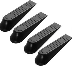 Pack of 4 +1 PC Free Door Stoppers Rubber | Anti-Skid Durable Wedges Stopper | Non-Slip Door Stop Wedges | Rubber Door Stops Indoors