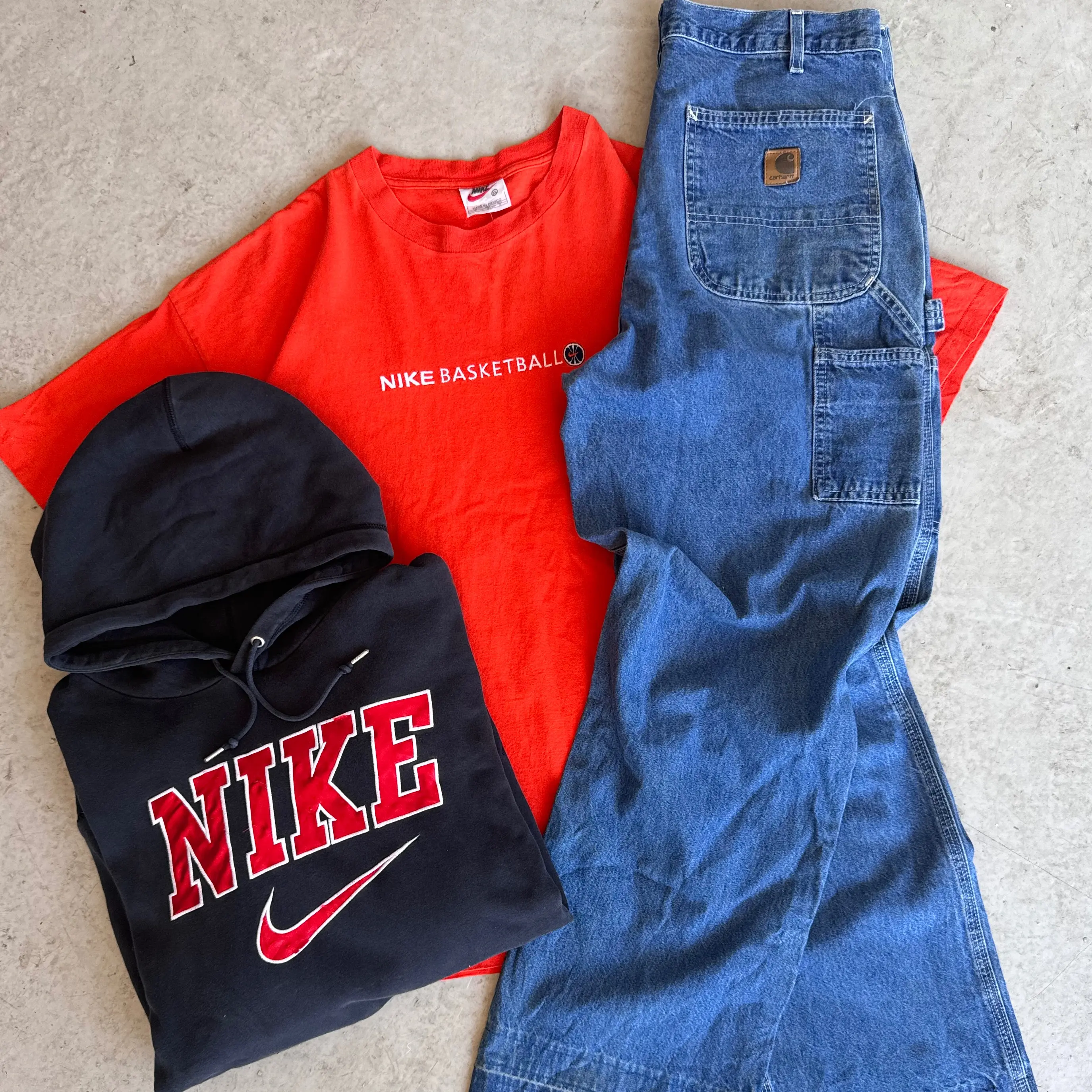 Preowned Premium Vintage Mystery Box 3 Piece, Includes Sweatshirts/Fleeces/T-shirts/Jackets + Legwear