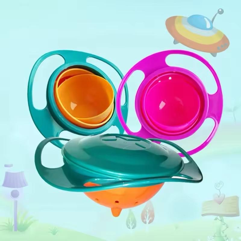 Baby Feeding Bowl Gyro Bowl 360 Degree Rotation Spill Resistant Feeding Dishes for Baby Training Children Spill-Proof + kids + gadget + Kitchen supplies + crockery + beauty + feeding bowl + gadget 5