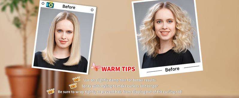 Product Introduction of 7PCS Heatless Curlers Set - Velour Soft Curlers, No Heat Comfortable for Hair DIY Haircare 3