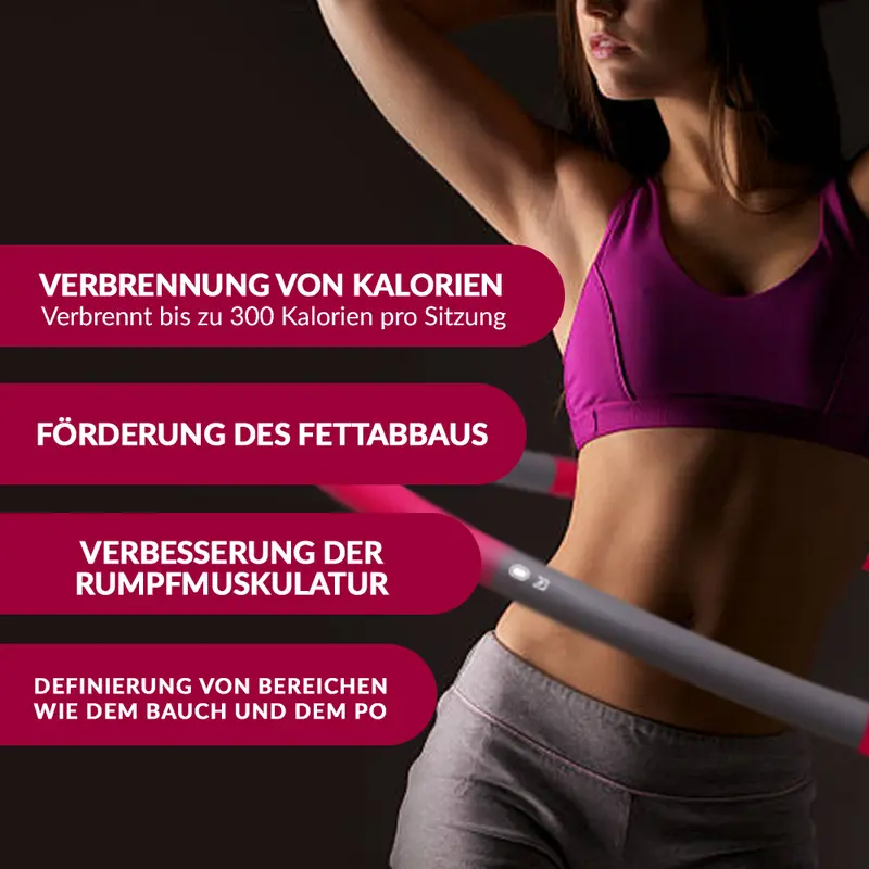 ResultSport - The Original Weighted Hula Hoop Foam Padded Fitness Exercise Hoop 100cm extra wide 6