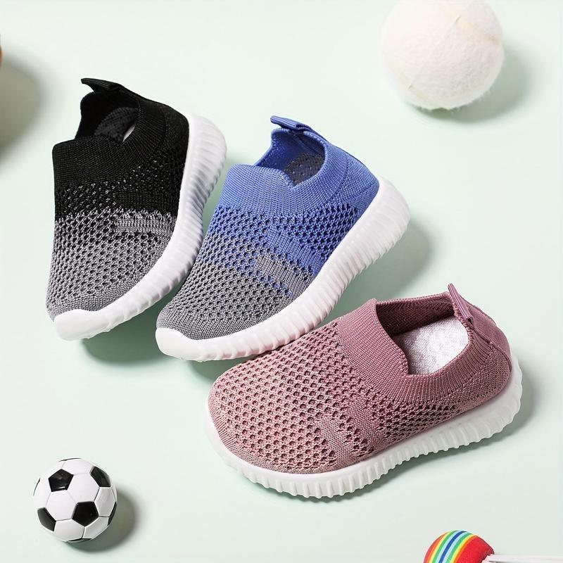 Boys Girls Color Block Sock Shoes, Breathable Lightweight Sneakers, Spring And Summer 4