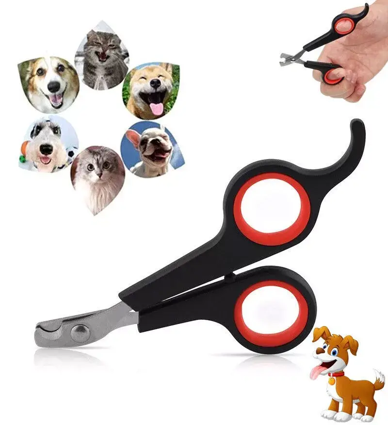 Pet Dog Nail Clippers for Cats, Dogs, Rabbits, Birds, Guinea Pigs - Easy Use Scissors and Trimmers