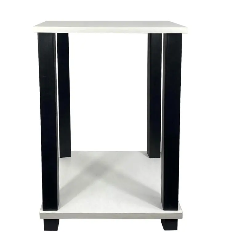 Wooden Top Bedside Side Coffee Table 2 Tier End Table For Bedroom Living room Storage 6