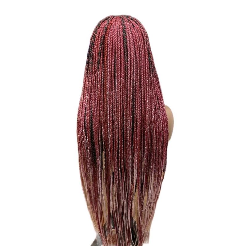 Product Introduction of Box braided Wig with 7x7 Closure for Women. 7