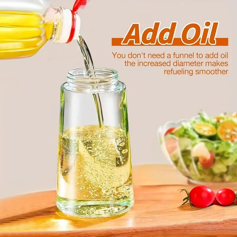 Kitchen Gadgets for 2024 470ml Oil Sprayer Bottle, A Sprayer Automatic Opening & Closing Oil Sprayer Bottle, Kitchen Accessories Oil Dispensers, Cooking Oil Sprayer Bottle for Bbq, Kitchen Utensils & Gadgets,Back To School Supplies Plastic 4
