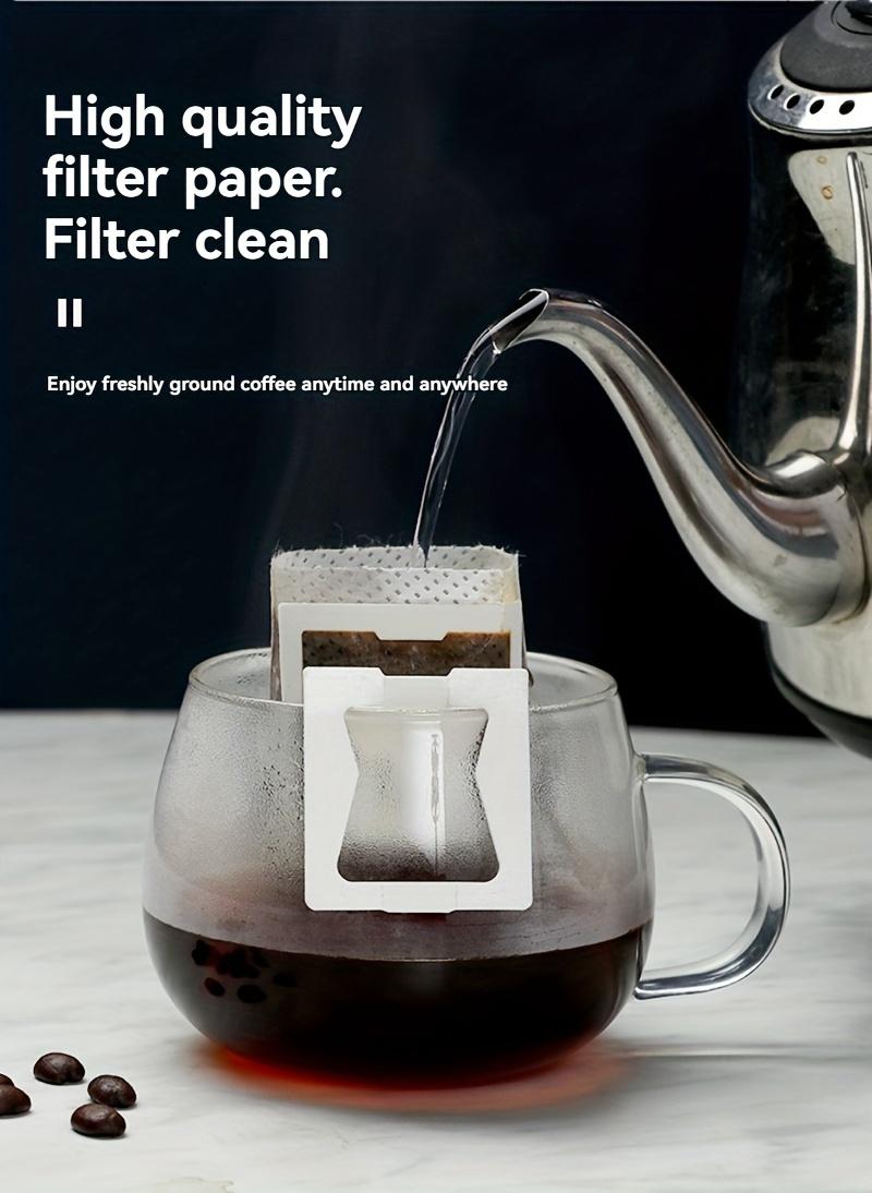 Product Introduction of 50pcs/Pack Guaranteed Portable Drip Filter Cup Coffee Filter Paper Net Bag 3