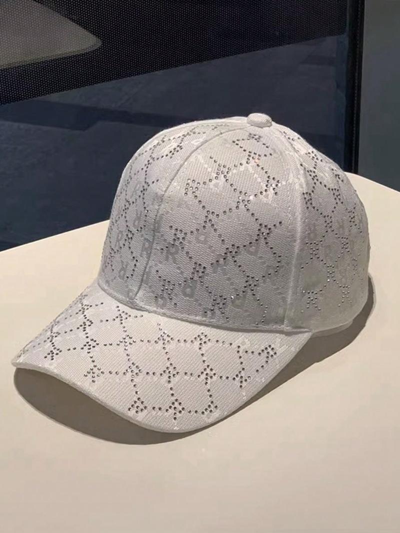 Product Introduction of [Fashion-forward] 1pc Men's Printed Rhinestone Baseball Cap, Fashionable And Casual, Suitable For Daily Wear, Outdoor Sun Protection 13