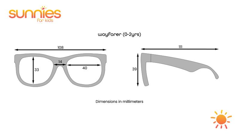 Product Introduction of Sunnies Wayfarers Sunglasses - Age 0-2years - Babies Sunglasses - UV Protection - Flexible and Shatter-Resistant 17