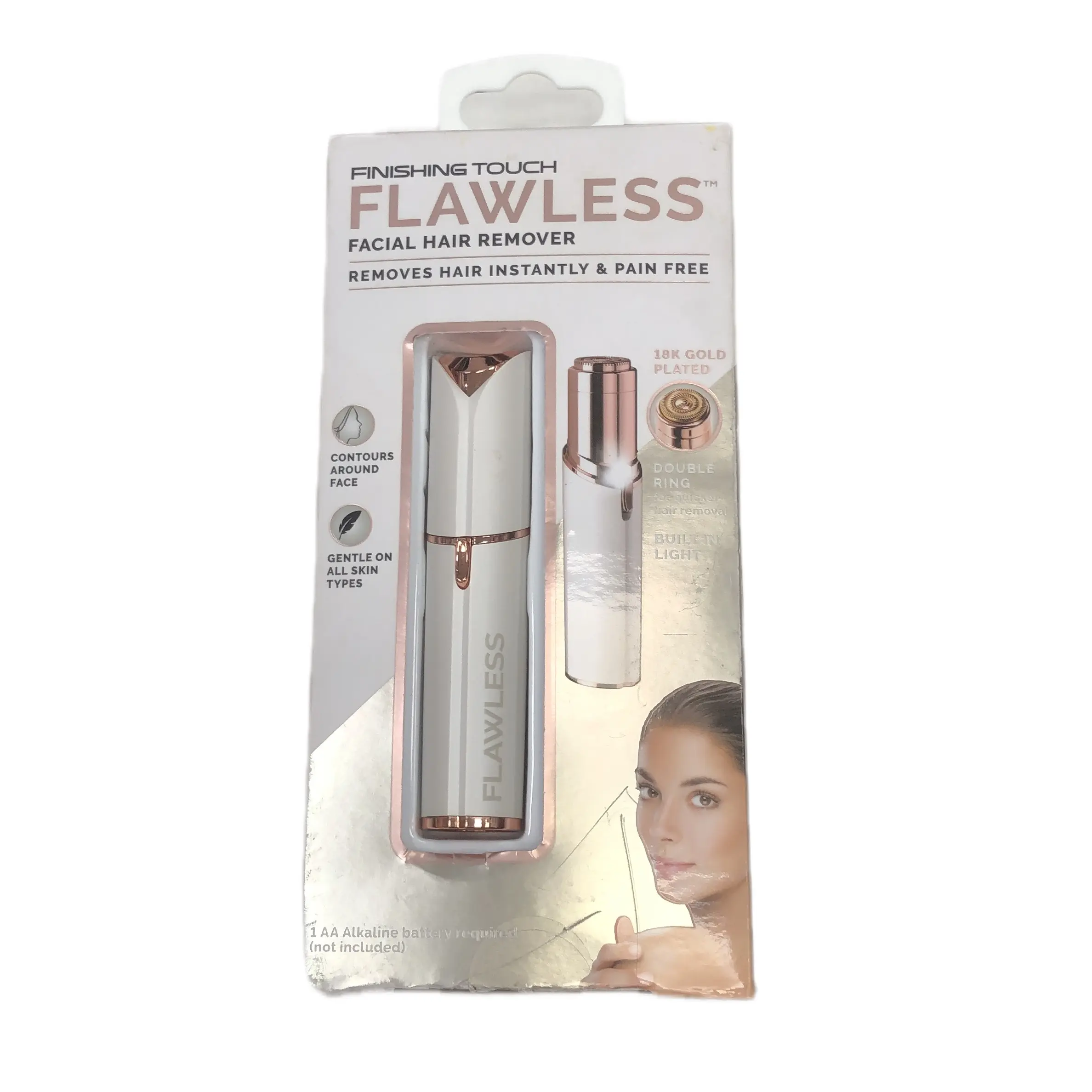 Flawless Facial Hair Remover for Comfortable Hair Removal