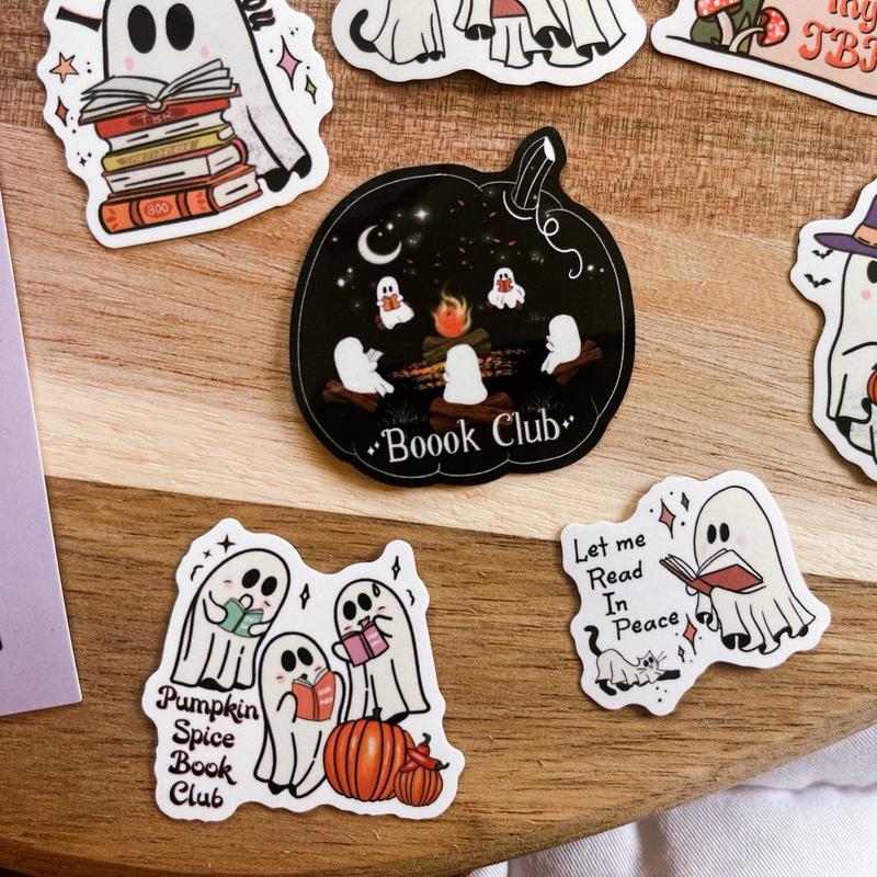 Spooky ghosts sticker bundle for kindles and journaling 6