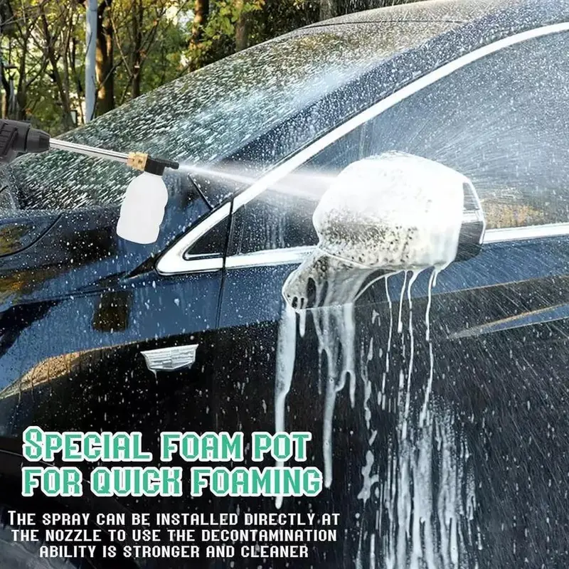 Wireless High Pressure Electric Car Washer, Car Accessories, Car Stuff, Portable Car Cleaning Kit, Cleaning Bundles, High Pressure Electric Car Washer with Car Wash Nozzle Accessories, Back to School Supplies, Car Accessories, Cleaning Bundles 7