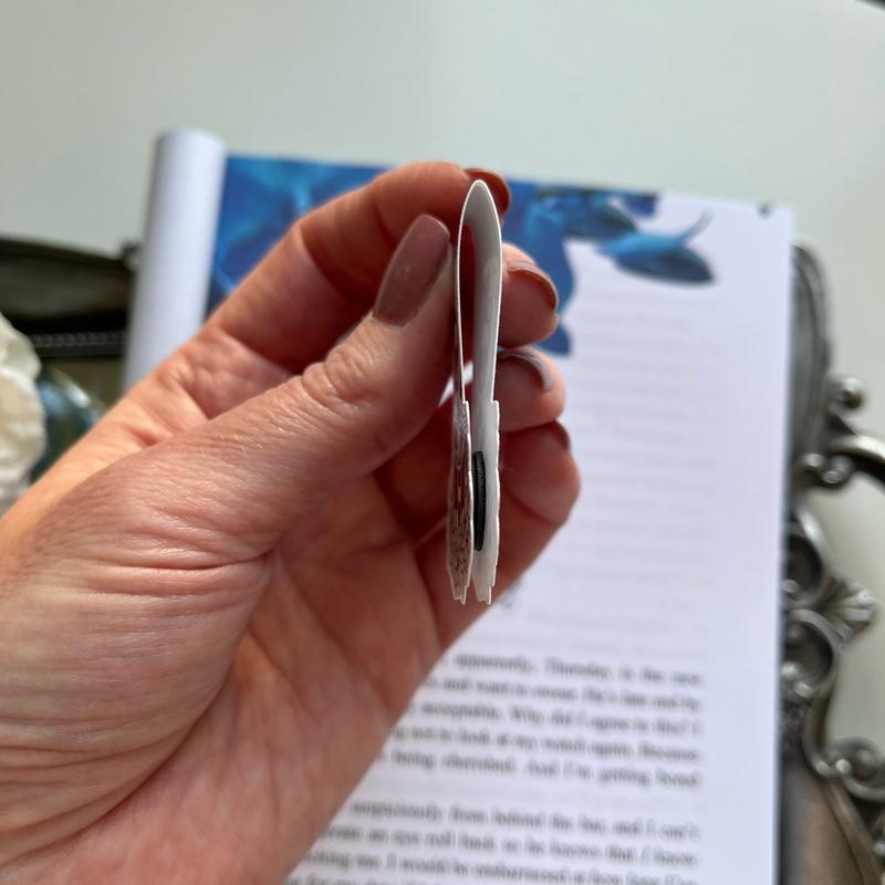 Magnetic Bookmark - Skeleton Reading - Perfect for between those pages. 4