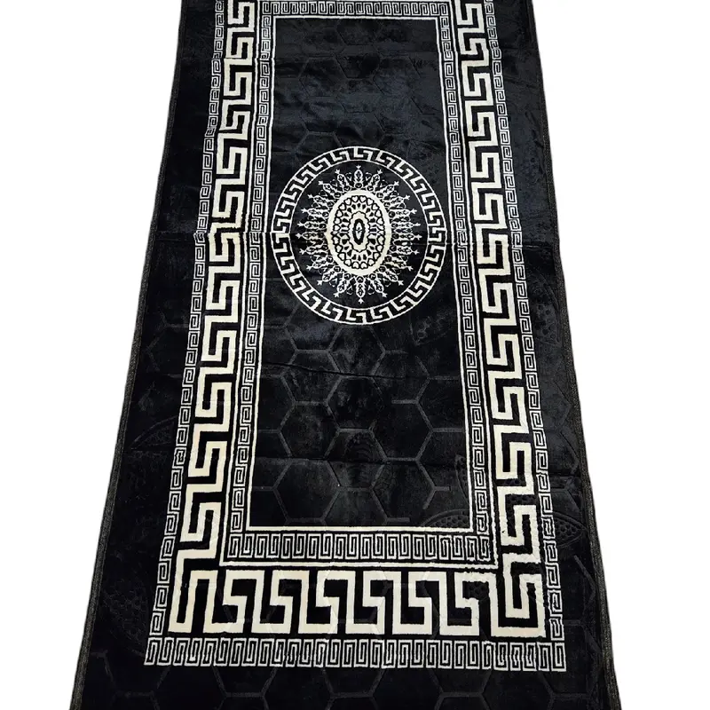 GREEK STYLE 90X190CM HALLWAY RUNNER NON SLIP MACHINE WASHABLE SOFT LUXURY 1