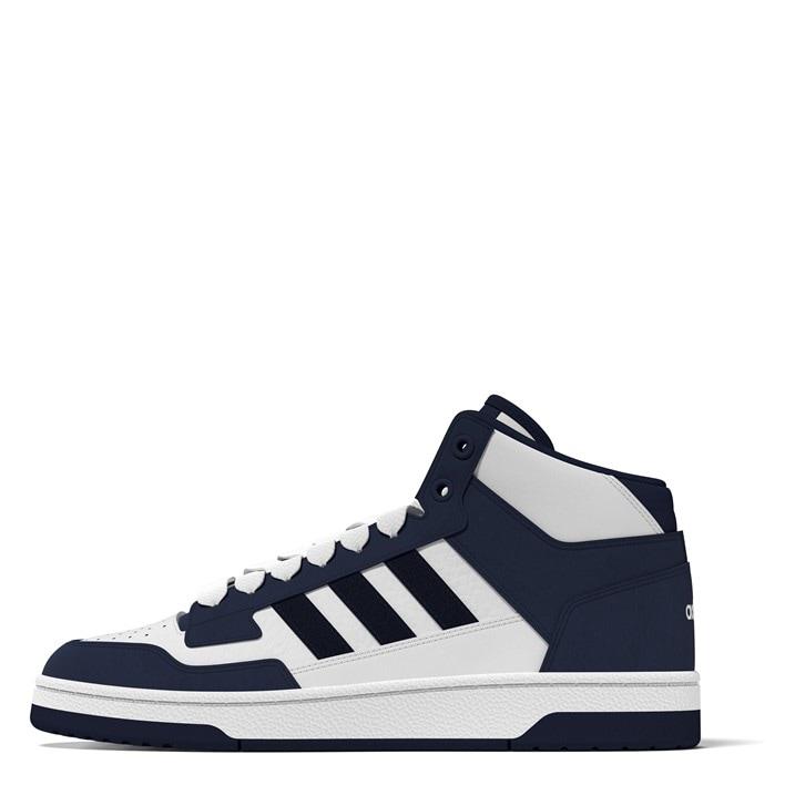 Adidas Mens Rapid Court Mid High Top Trainers 2