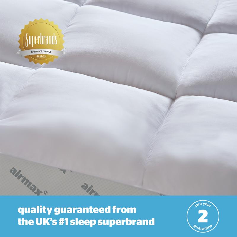 Silentnight Airmax 1000 Mattress Topper, Breathable and Fresh for a Comfortable Night's Sleep 5