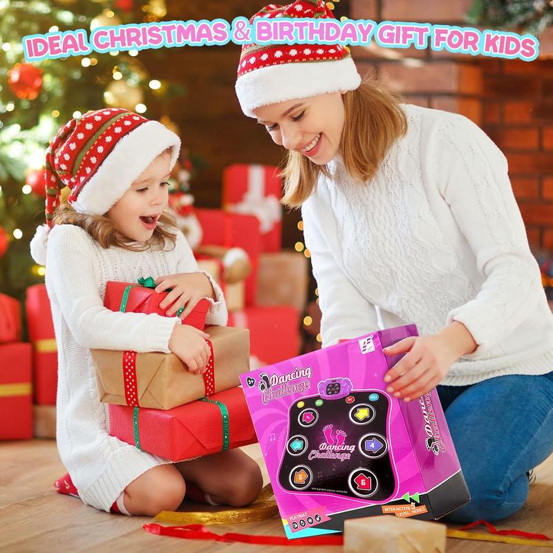 Kids Dance Mat - Dancing Blanket, Bluetooth Enabled, Built-in Music, Dancing Toy with 6 Game Modes and 3 Challenge Levels, Great Christmas Birthday Gift for Boys and Girls Over 3 Years Old 7