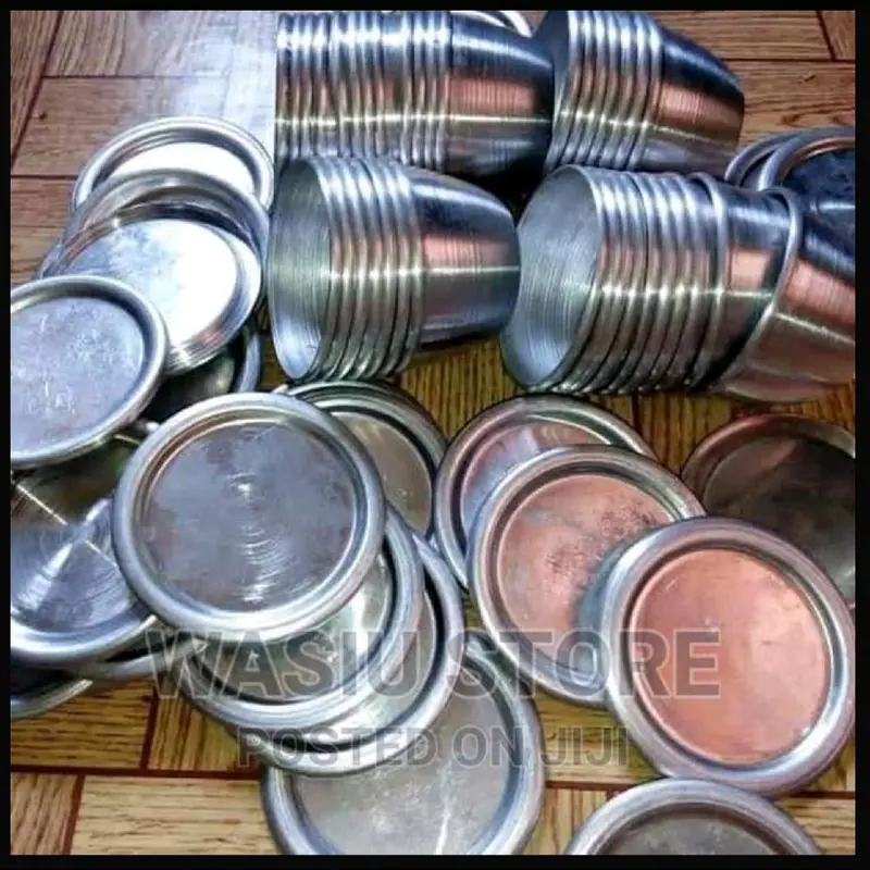 12X Reusable Aluminium Moi Moi Plates with Lid - Eco-Friendly 2