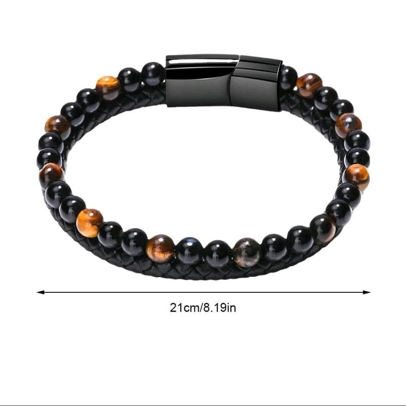 Beaded Bracelets Humanic + Pro MAXHematie Trio MAXHematie Natural Healing for mental health, weight loss, Adult Unisex 6