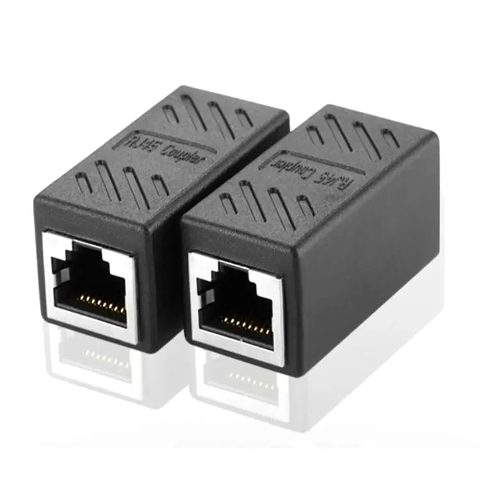 1/5x RJ45 Ethernet Cable Joiner Extender Coupler Cable Female Adapter LAN Cat6/7